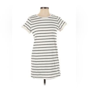 Lulu’s Cafe Society Black & White Striped Dress Size x Small